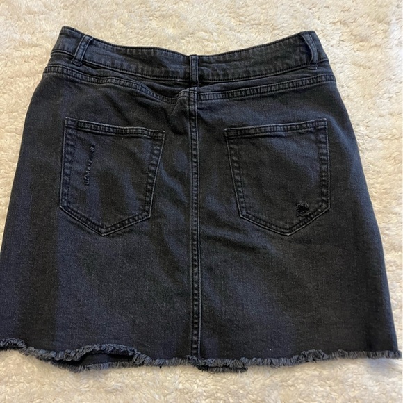Wild Fable Distressed Mini Jean Skirt - Picture 3 of 6